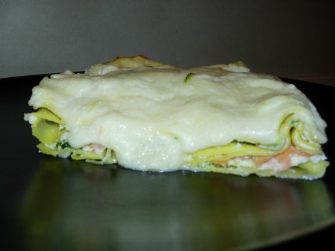 lasagne salmone